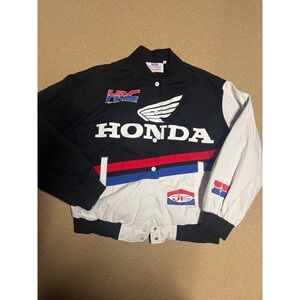 Honda  JT Racing HRC Official Licensed Product Bomber Jacket Men's XL‎ RETRO